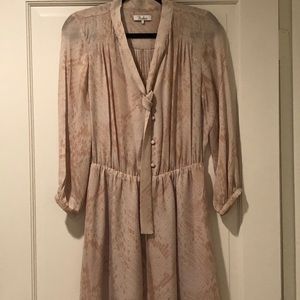 Parker Tam Snakeskin Silk Dress